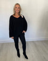 Susan Fluffy Shimmer Top
