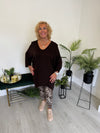 Kathy Dipped Hem Top