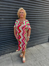 Janice V Neck Dress
