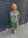 Vanda Midi Bardot Dress