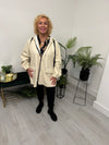Makayla Pleather Hooded Jacket