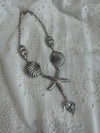 Silver Starfish Shell Necklace