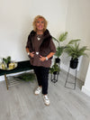 Hooded Faux Fur Gilet