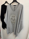 Skull Premium Knit Top