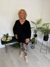 Kathy Dipped Hem Top
