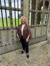 Ivana Faux Suede Jacket