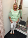 Ella Lace Peplum Top
