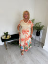 Violet V Neck Maxi Dress