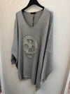 Skull Premium Knit Top