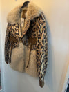 Justine Luxury Faux Fur & Sequin Jacket