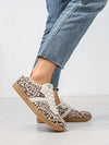 Cleo Leopard Print Trainers