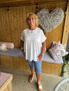 Sabrina Crochet Shoulder Top