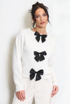 Roxanne Bow Cardigan