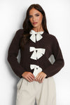 Roxanne Bow Cardigan
