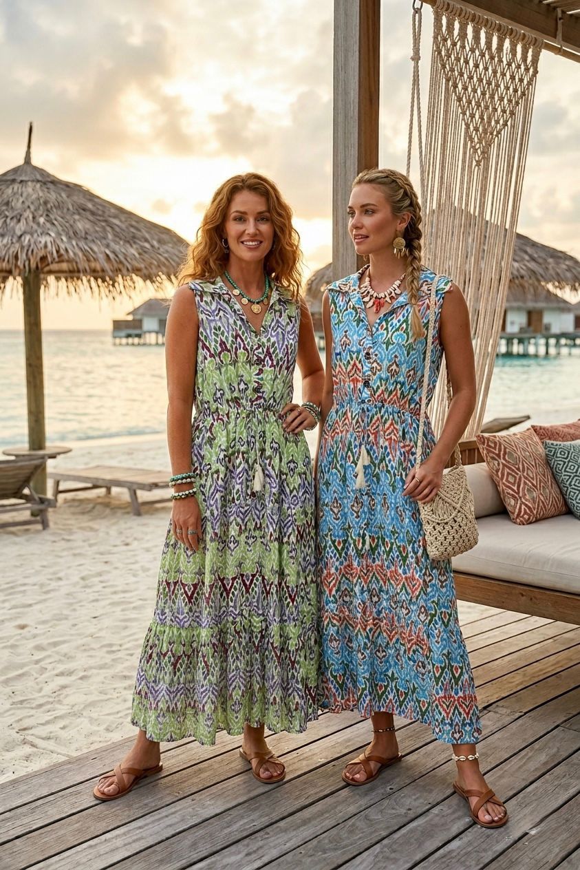 sachin and babi light blue dress Beautiful Colorful Flower Wedding Dress Boho Fairy... From 132,11 € main image 1